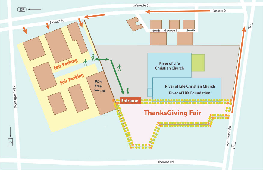 Venue and Parking Map